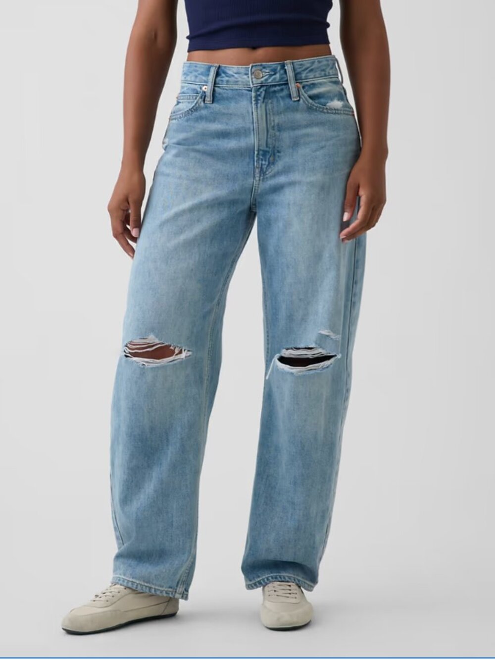 Gap Curvy Barrel High Rise Jeans